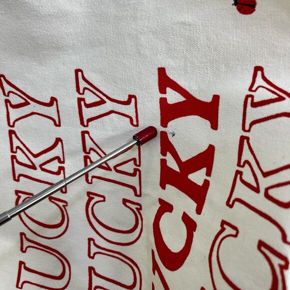 KATE SPADE Shopper "Lucky Ladybug" Canvas Tote Bag - Picture 12 of 13